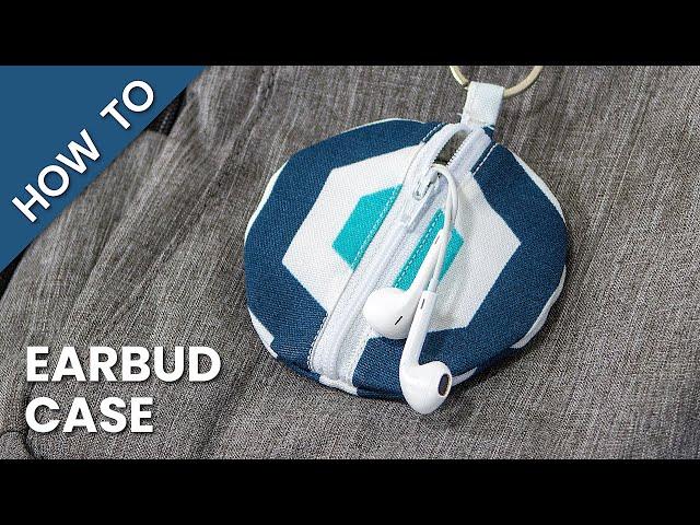 DIY Earbud Case | How to Make a Travel Earphone Holder