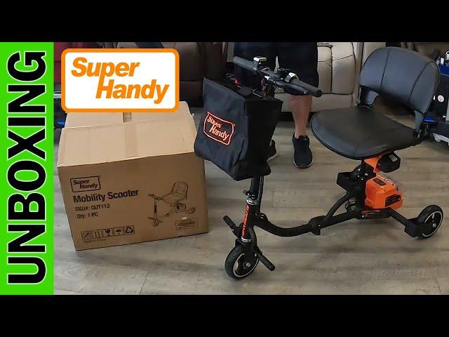 SuperHandy Mobility Scooter GUT112  Unboxing and Setup