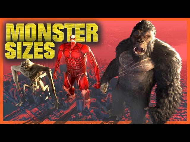 The Real SIZE of MONSTERS  3D Comparison