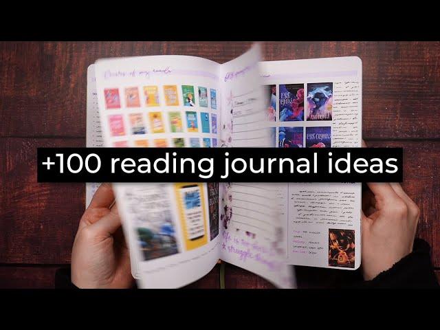 Reading journal ideas MARATHON  +100 ideas for your journal