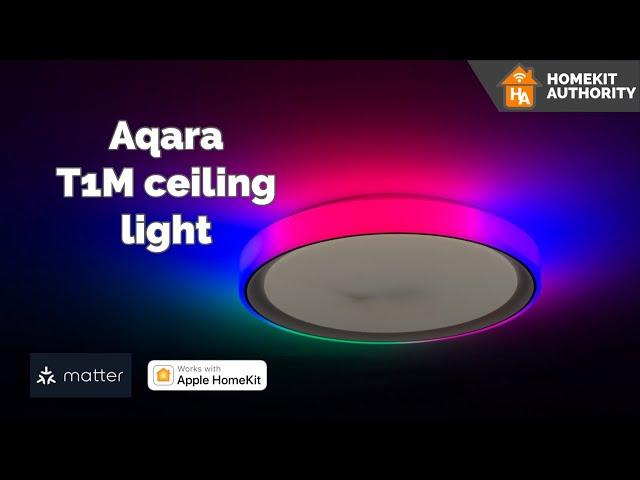 Aqara T1M smart ceiling light review - HomeKit and Matter smart light