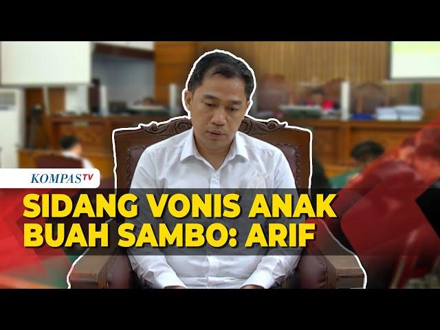 [FULL] Hasil Sidang Putusan: Arif Rachman Arifin Divonis 10 Bulan Penjara