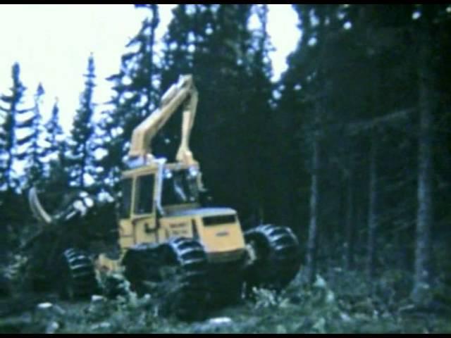 Valmet 882kk Feller Skidder with full tracks