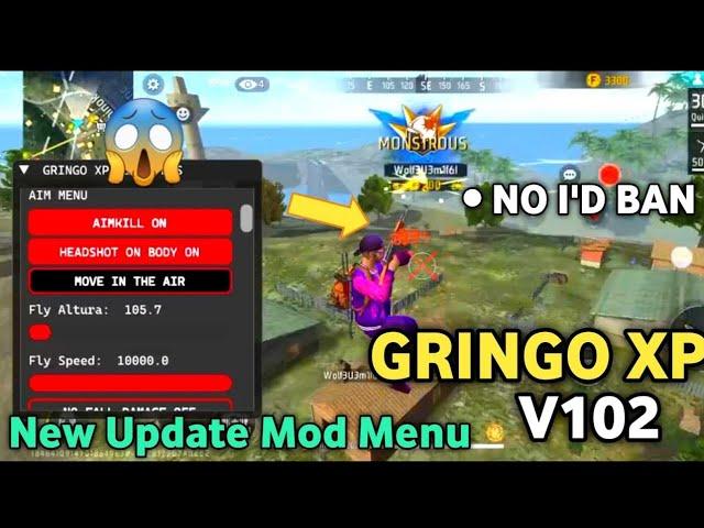 GRINGO XP NEW UPDATE | OB46 FF HACK | FREE FIRE GRINGO XP MOD MENU l FF HACK | ID BAN FIXED 100%