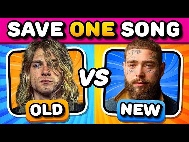 SAVE ONE SONG! Old vs New | Music Quiz Challenge