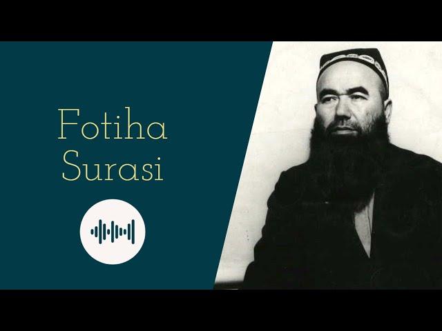 Fotiha surasi tafsiri || Ustoz Abduvali qori