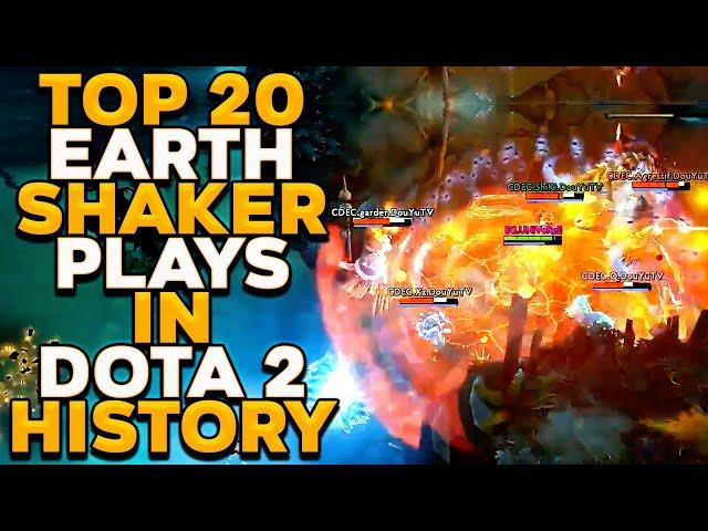 TOP 20 BEST EARTHSHAKER MOMENTS IN DOTA 2 HISTORY