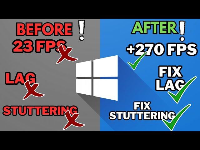 INSANE FPS Boost! Ultimate Windows 10/11 Optimization Guide (Fix Lag & Stuttering) 2024