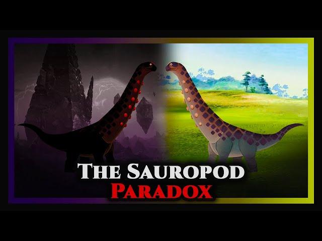 The Sauropod Paradox in Dinosaur Survival Games