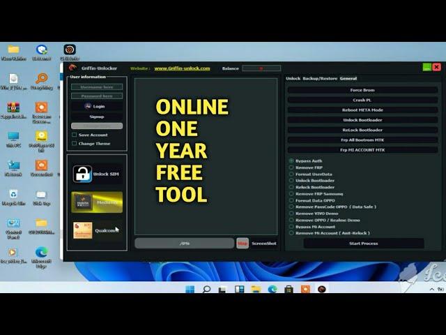 MediaTek or Qualcomm Android Mobile Phone Patch Tool / format User data / Erase frp