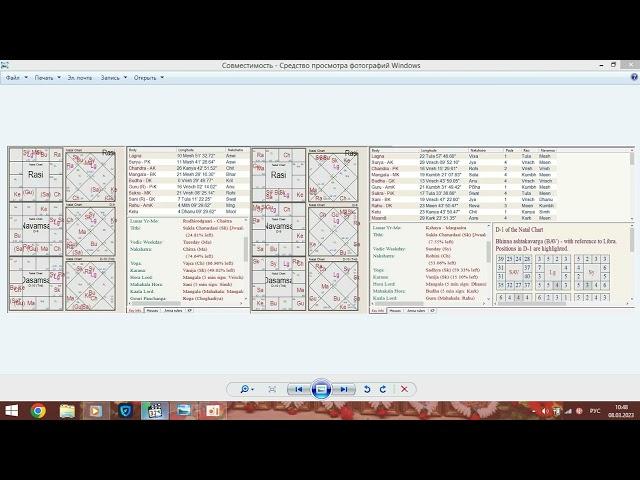 Совместимость в Джйотиш. Разбор гороскопов.