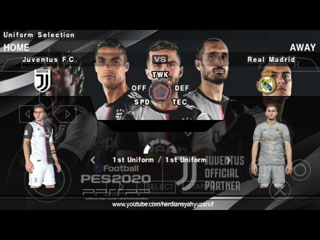 PES 2020 PPSSPP SLI PATCH Update SAVEDATA