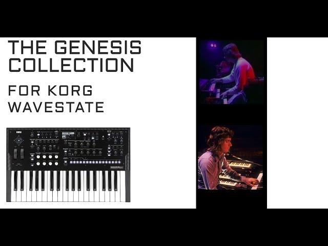 Tony Banks & Genesis Synth Collection for Korg Wavestate | 36 Epic Sounds