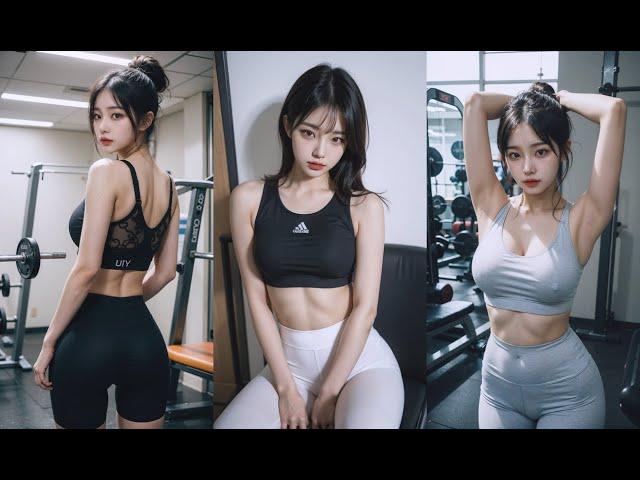 [4k AI 룩북] 스포티한 그녀의 하루 일과/her sporty daily routine LOOKBOOK