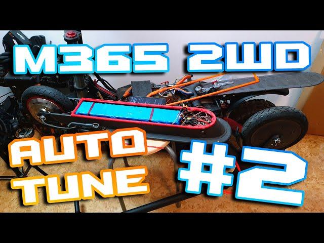 Xiaomi M365 2 WD / AWD  Vesc and auto Motor Tune ‍️  Part 2 " One year later... ‍️ "