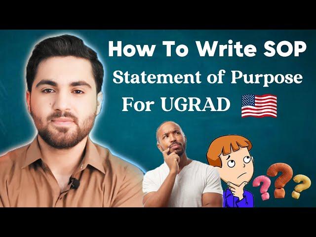 How to Write Statement of Purpose | SOP - Statement of Purpose for Global UGRAD Program 2025