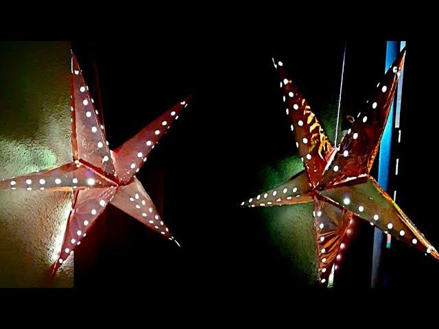 How to make christmas star/DIY Christmas  Decorations.