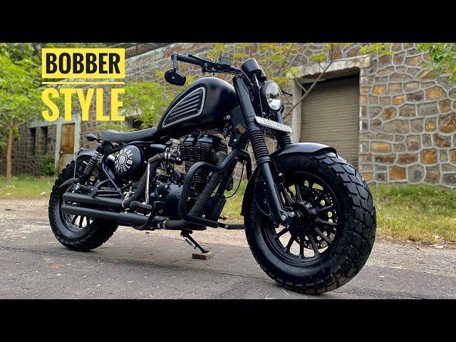 Royal Enfield modified | Into Harley Davidson | By Bittoo Bike Modification | Vampvideo |