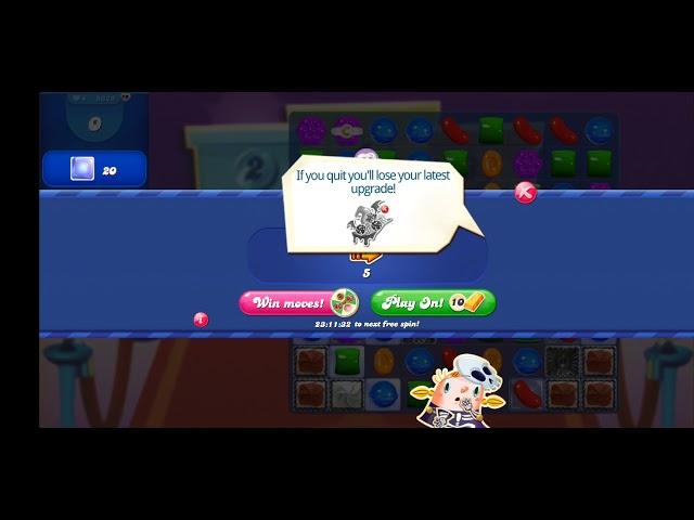 Candy Crush Game Over: Super Hard Level (landscape)