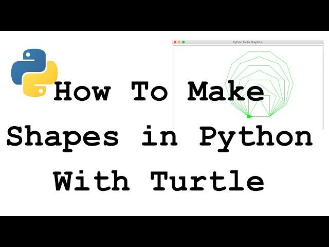 How to Draw Shapes in Python with Turtle!