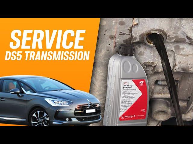 How To Change Transmission Oil Aisin Tf-80 / AM6 Citroen DS5 (DS3, DS4, C4, Peugeot 3008, 5008, etc)