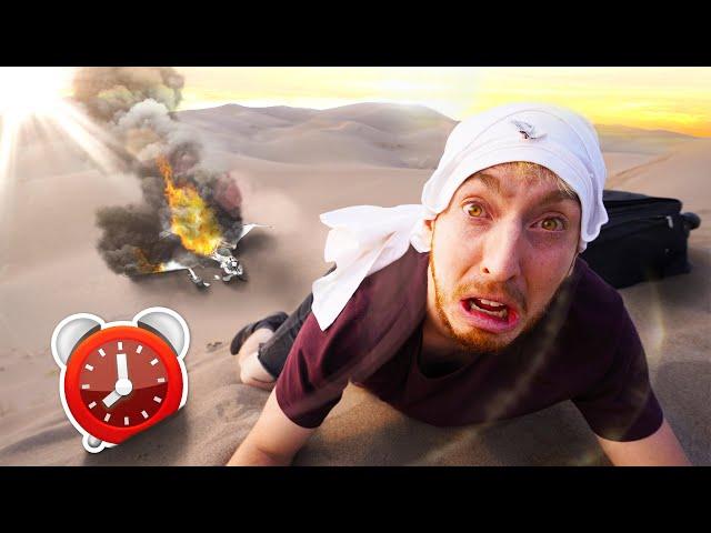 OVERNIGHT SURVIVAL CHALLENGE IN DESERT! *SIMULATION*