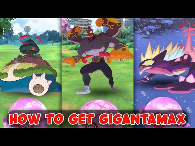 How To find Gigantamax pokemon in pokemon go | How to catch Gigantamax pokemon in pokemon go