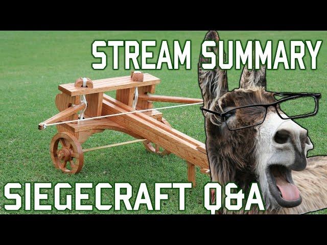 Camelot Unchained - Stream Summary 04 - Siegecraft System