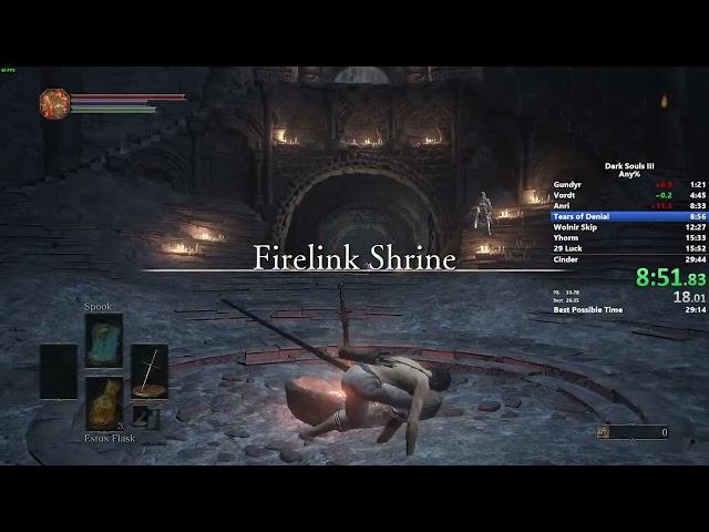 Dark Souls 3 Any% Speedrun World Record [29:27]