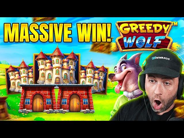 We got a MAX BET BONUS on GREEDY WOLF SLOT!! MASSIVE WIN!! (Bonus Buys)