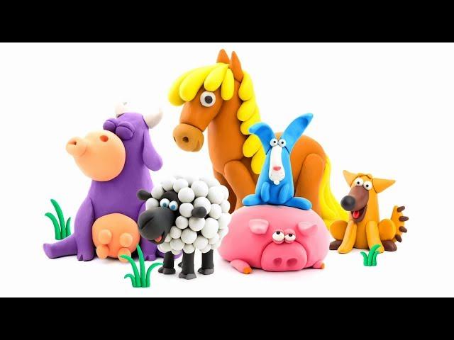 Hey Clay Animals - How to model Clay Animals  DIY App for Kids