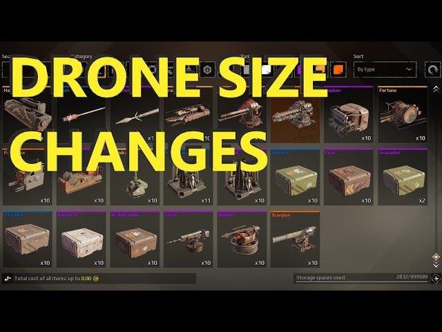 Crossout Test Server - Drone Changes