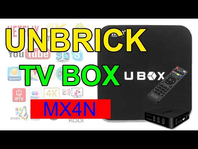 UNBRICK TV Box ( 2022 ) Hug MX4N [ Universal TV box UNBRICKER ] FREE SOFTWARE UNBRICKER!!!