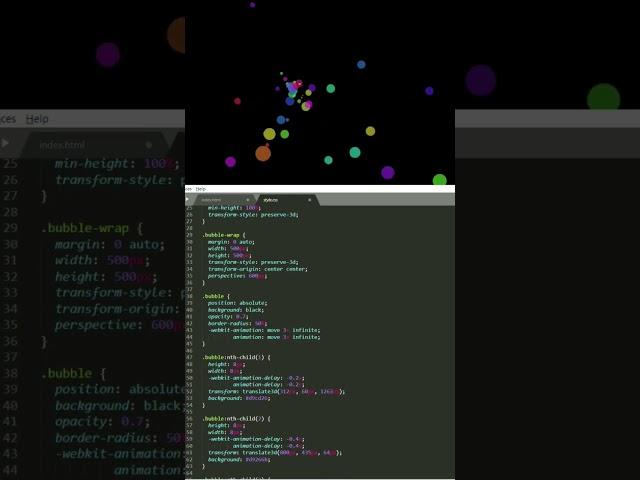 2d animation using css only #3d #coding #csstutorialforbeginners