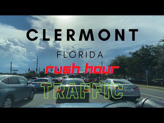 Moving To Clermont Florida? This is what your commute will look like on a good day.