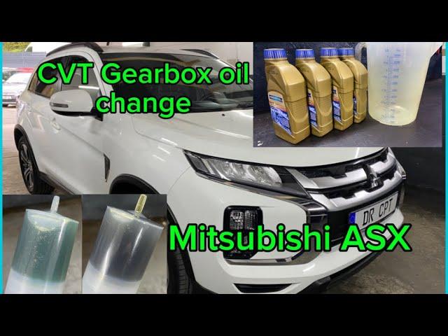 Mitsubishi ASX CVT oil change Automatic gearbox CVT fluid Getriebeöl wechsel CVT