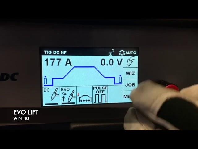 Процесс сварки EVO LIFT на аппаратах Cebora WIN TIG - обзор, настройки и основная информация