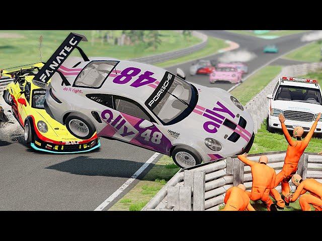 Realistic Racing Crashes #81 | BeamNG Drive