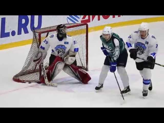 Гол Astana Eagles (Astana Eagles vs Barys Fans 28.11.2015)