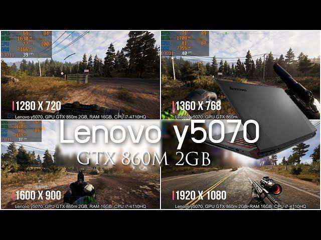 Resolution Comparison - Far Cry 5 - GTX 860m 2GB