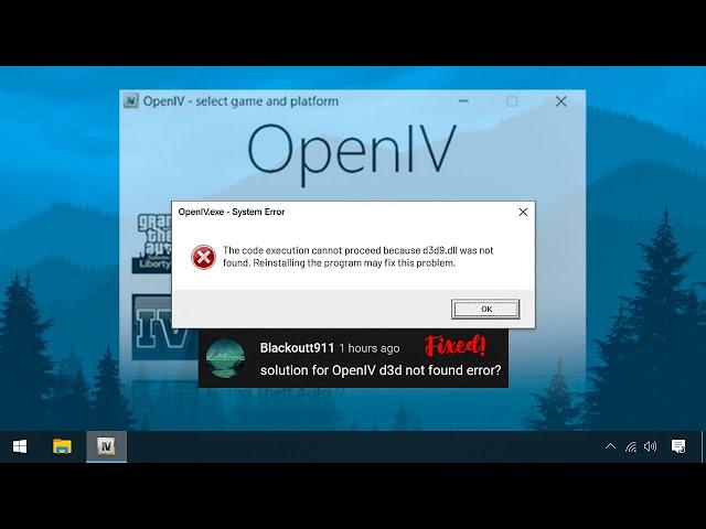 How to Fix OpenIV System Error: d3d9.dll Missing