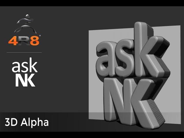 Zbrush 4R8 - 3D Alpha