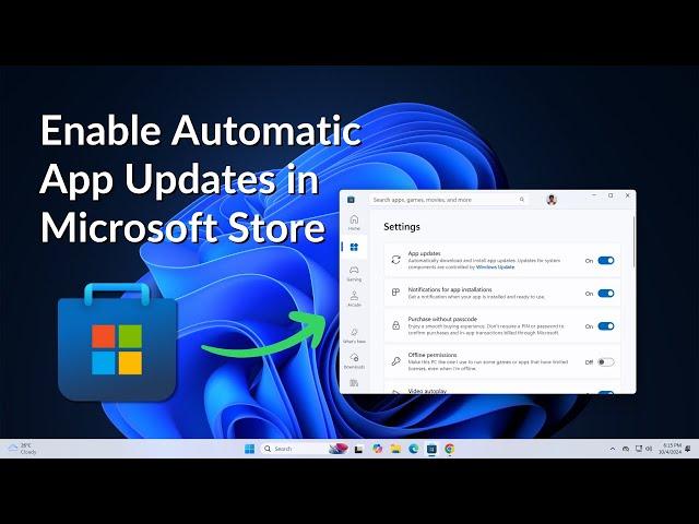 How to Enable Automatic App Updates in Microsoft Store