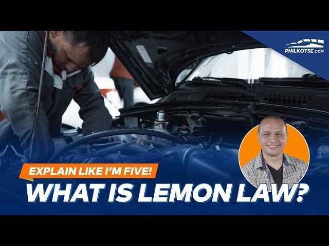 Philippine Lemon Law, Explained (Republic Act No. 10642) | Philkotse Explain Like I'm Five