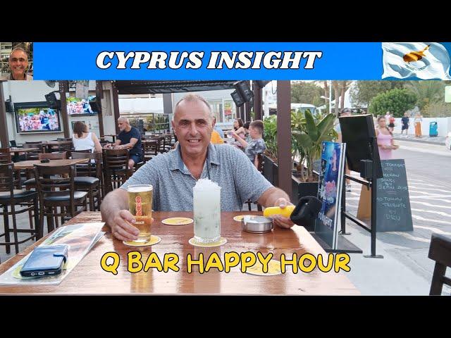 Q Bar Protaras Cyprus - Happy Hour 2 Cocktails €8