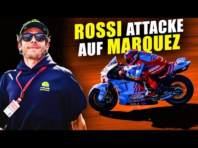 Rossi attackiert Marquez: Schmutzigster Fahrer der MotoGP-Geschichte! So reagiert Marquez