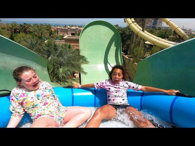 SCARY WATERPARK WATERSLIDES IN DUBAI!!