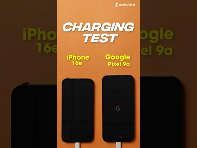 Pixel 9a vs iPhone 16e Charging Test