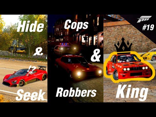 Cops & Robbers + Hide and Seek + Playground Games | Forza Horizon 4 #19