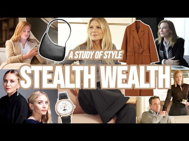 the rise of stealth wealth and quiet luxury  (a study of style)